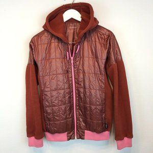 COTOPAXI Women's Kusa Hybrid Zip Up Thermal Knit Quilted Llama Fleece Jacket M